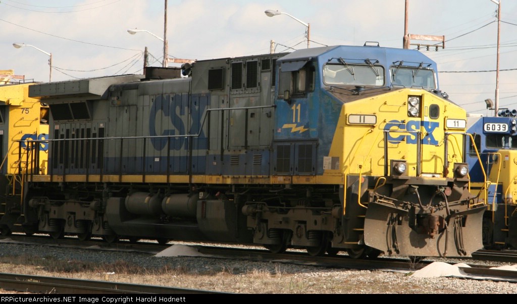 CSX 11 sits at the fuel racks